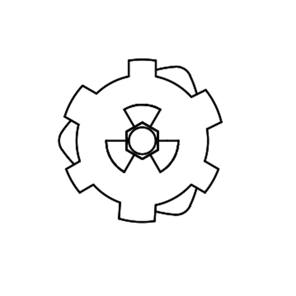 Cam Assembly - All HS-22 Models/439/448/HD 
(1.25" Hex, Short) For 6500 Series Control Head