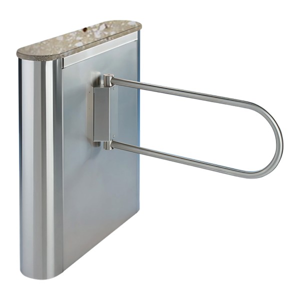 Solid Surface Top Turnstile, Executive Series Stainless - EX100-R-ADA (Crushed Almond)