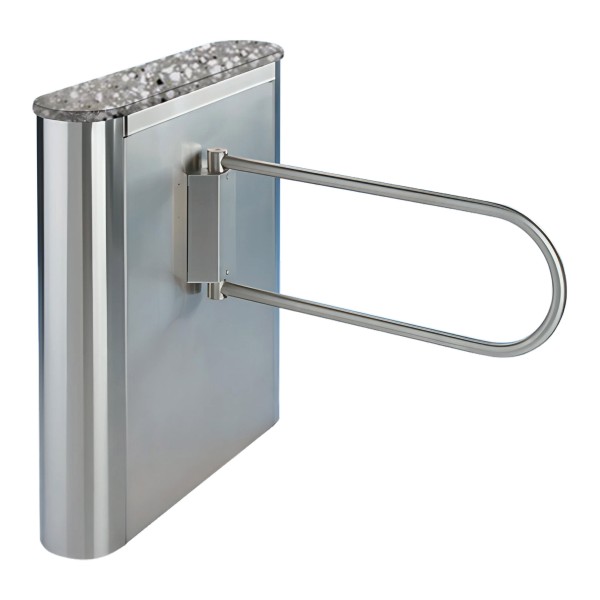 Solid Surface Top Turnstile, Executive Series Stainless - EX100-R-ADA-M (Pewter)