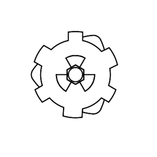 Cam Assembly - All HS-22 Models/439/448/HD 
(1.25" Hex, Short) For 6500 Series Control Head
