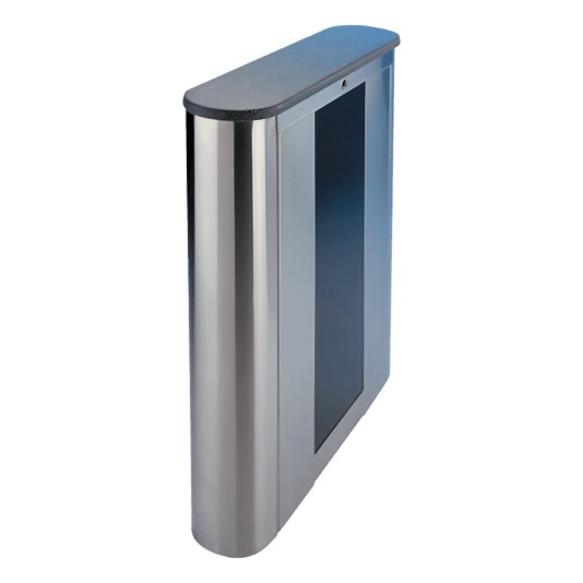 Solid Surface Top Optical Turnstile, Beacon Series Stainless - BE800-R-H (Hybrid)
