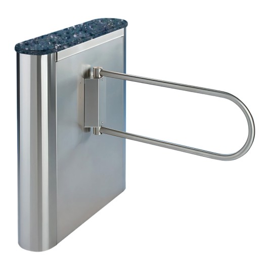 Solid Surface Top Turnstile, Executive Series Stainless - EX100-R-ADA-M (Lake Michigan)