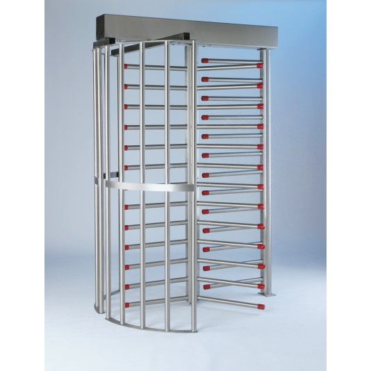 High-Security Full Height Turnstile (Galvanized) - HS427-S-GV