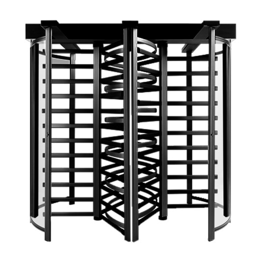 The Tiffany T-80-T Full-Height Tandem Aluminum Turnstile (Black)