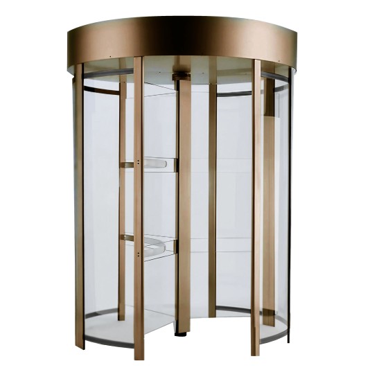 The Tiffany P60 Full-Height Aluminum Turnstile - Bronze
