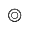 Control Head Bearing 1" ID for HS-22/439/448/P60 /RD70/Pre 2018 Top Castings (1641-2RSNR) For 6500 Series Control Head