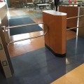 ADA Solid Trapezoid Top Turnstile, Executive Series EX200-Z-ADA-M (Motorized)