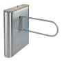 Solid Surface Top Turnstile, Executive Series Stainless - EX100-R-ADA-M (Crushed Almond)