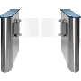 Waist High Barrier Optical Swing Gates, Lane Executive Series EX300-ZM-ADA