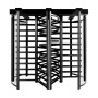 The Tiffany T-80-T Full-Height Tandem Aluminum Turnstile (Black)