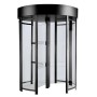 The Tiffany P60 Full-Height Aluminum Turnstile - Black