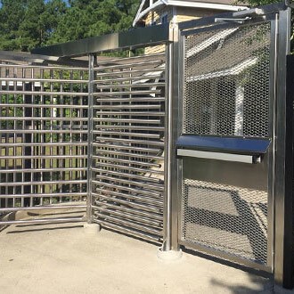 Full Height Outdoor Turnstile