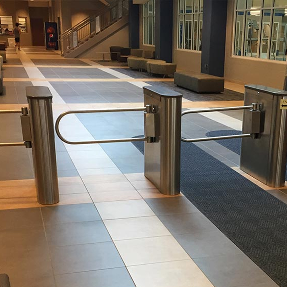 Waist High Barrier Optical Swing Gates, Lane Executive Series EX300
