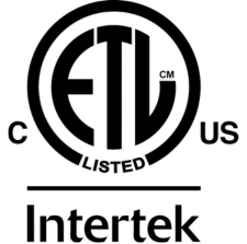 Intertek ETL Listed