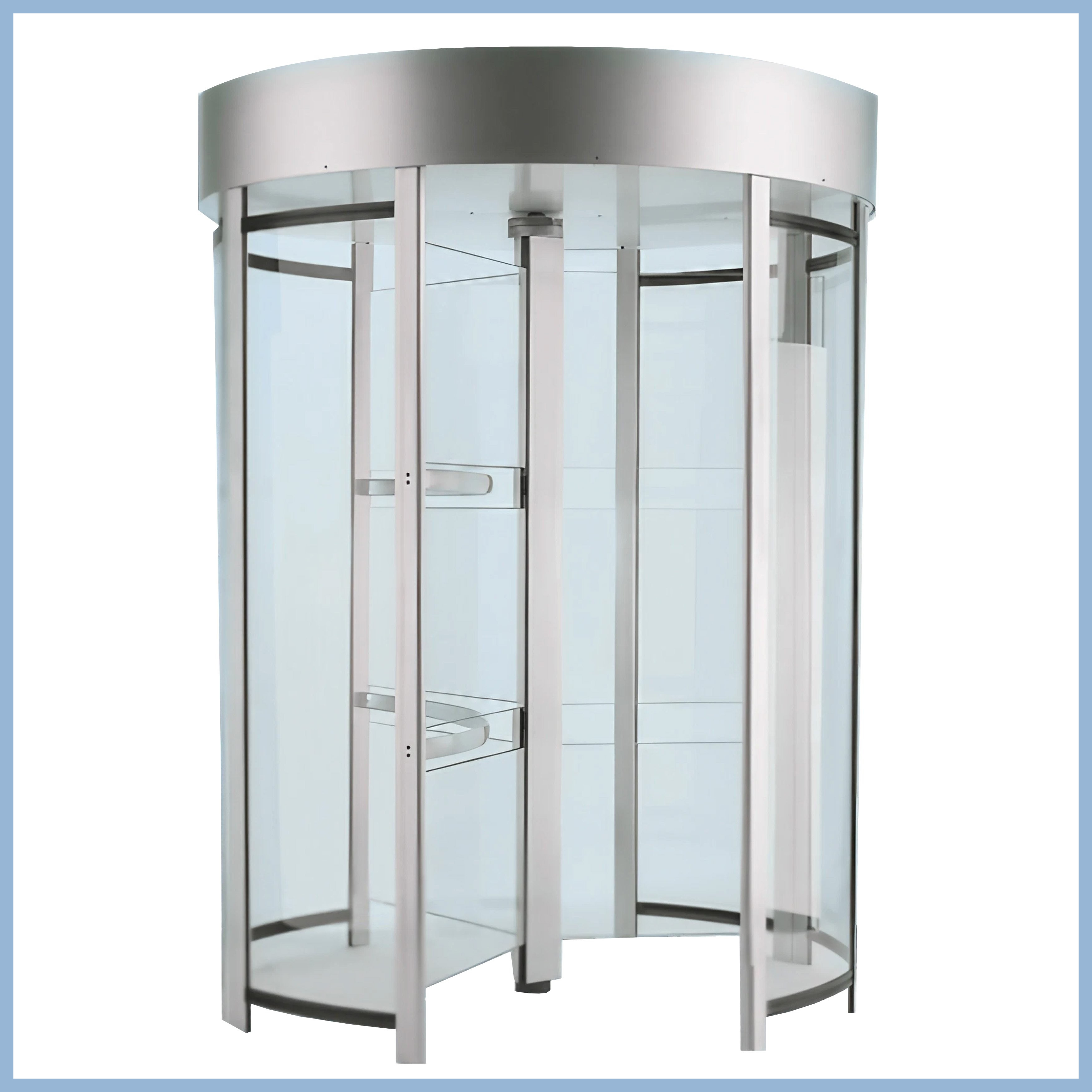 The Tiffany P60 Full-Height Aluminum Turnstile