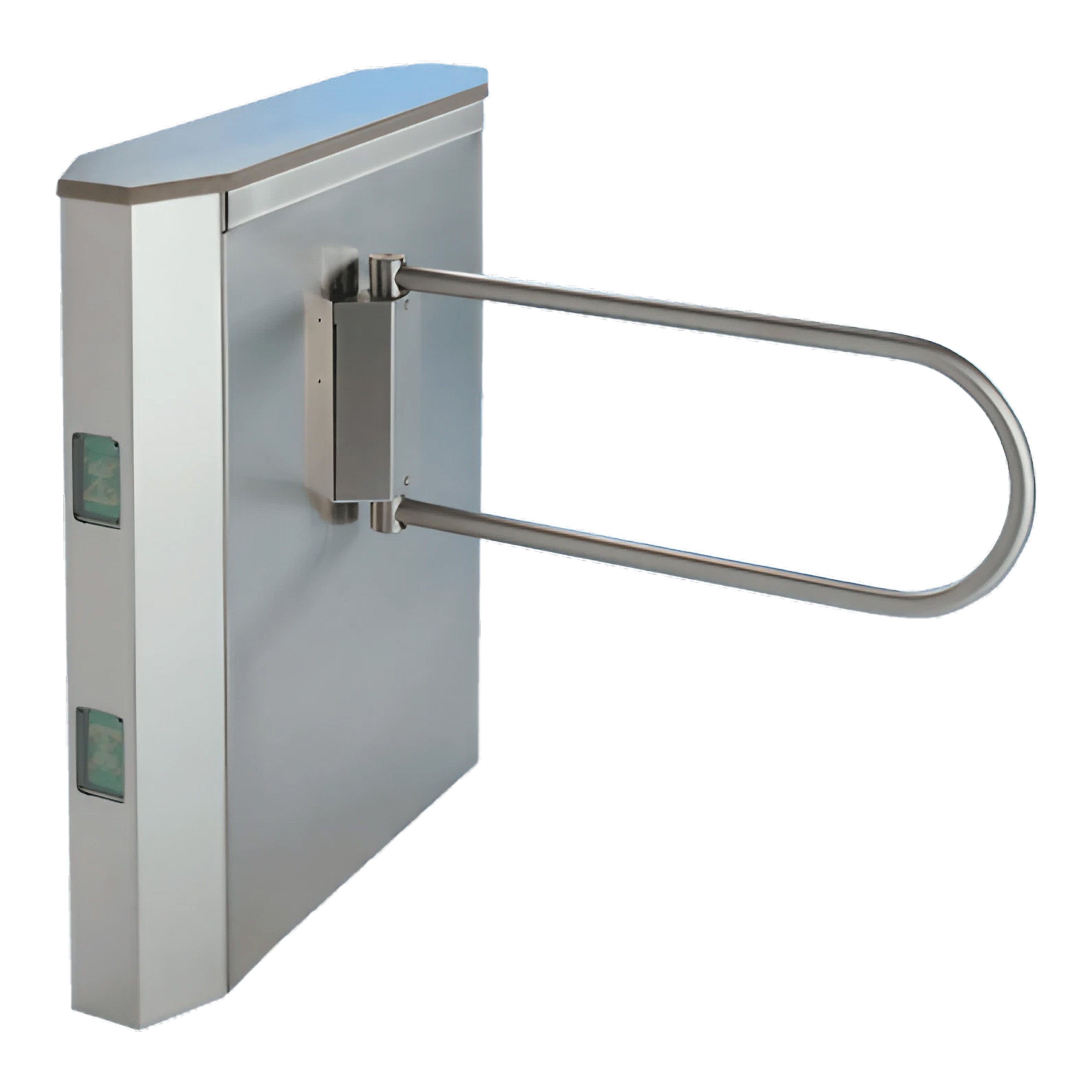 Solid Trapezoid Top Turnstile, Executive Series Stainless - EX200