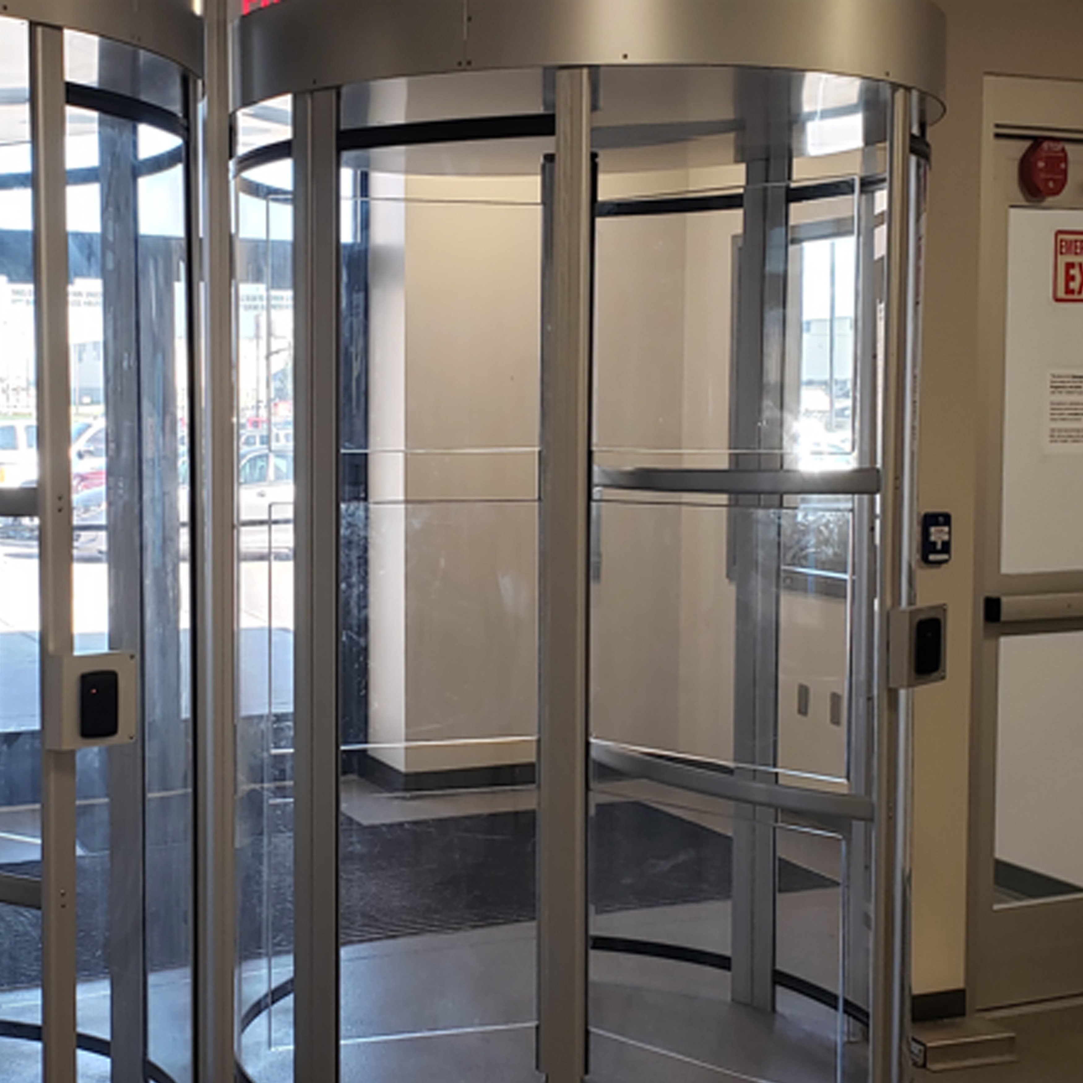 The Tiffany P60 Full-Height Aluminum Turnstile - Bronze